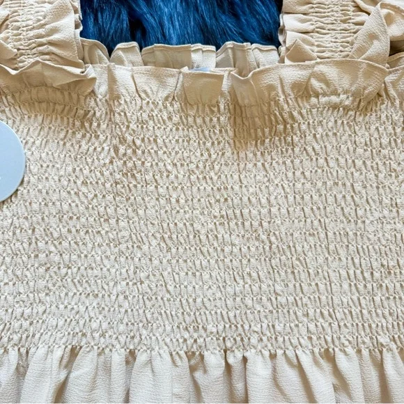 New! HILL HOUSE Ellie Nap Dress in Cream Nude - Picture 7 of 11